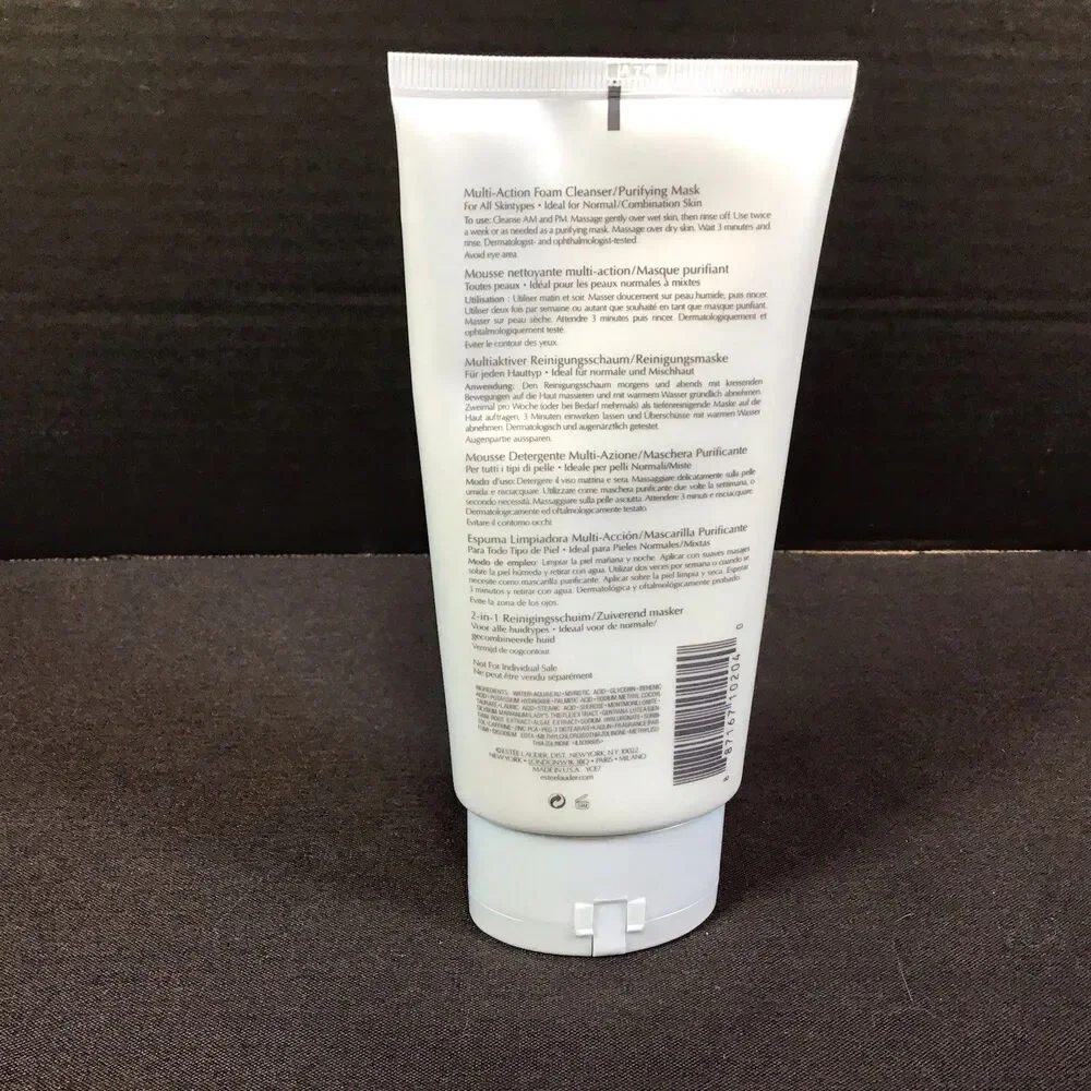 Estee Lauder PERFECTLY CLEAN Multi Action Foam Cleanser Purifying Mask 5oz NEW
